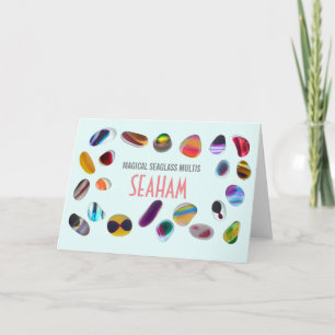 Seaham Seaglass Multis Card Karte