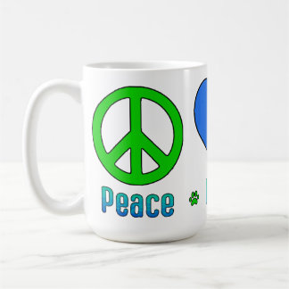 Seahawks Blue Green Peace Liebe BBG Tasse