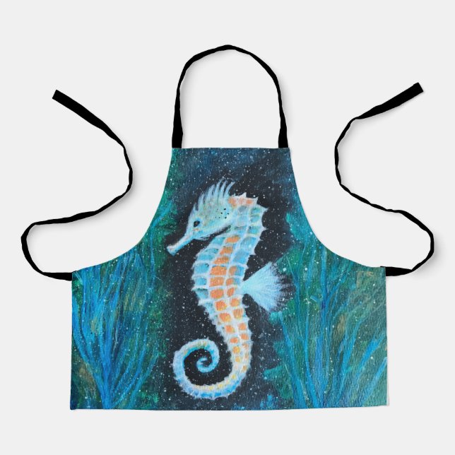 Seahorse apron for child schürze (Vorderseite)