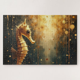 seahorse art puzzle