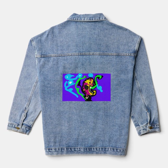 Seahorse color jeansjacke (Rückseite)