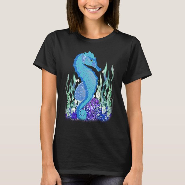 Seahorse I Aquatic Ocean I Sea Horse T-Shirt (Vorderseite)