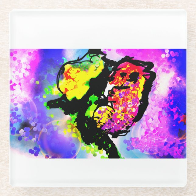 Seahorse  joy  glasuntersetzer (Vorderseite)