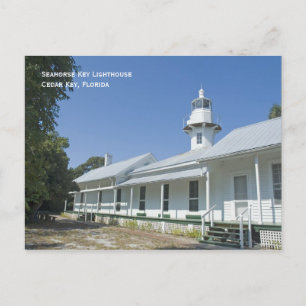 Seahorse Key Lighthouse Postcard Postkarte