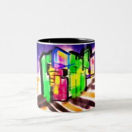 Seahorse love zweifarbige tasse