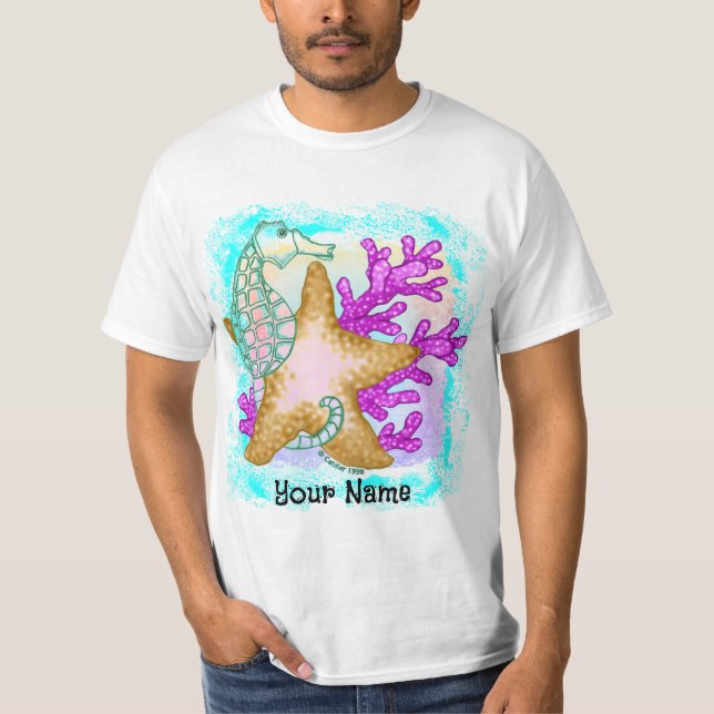 Seahorse starfish Friends t-shirt (Vorderseite)