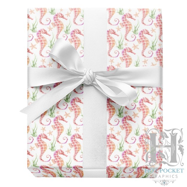 Seahorse Wrapping Paper Geschenkpapier (Von Creator hochgeladen)