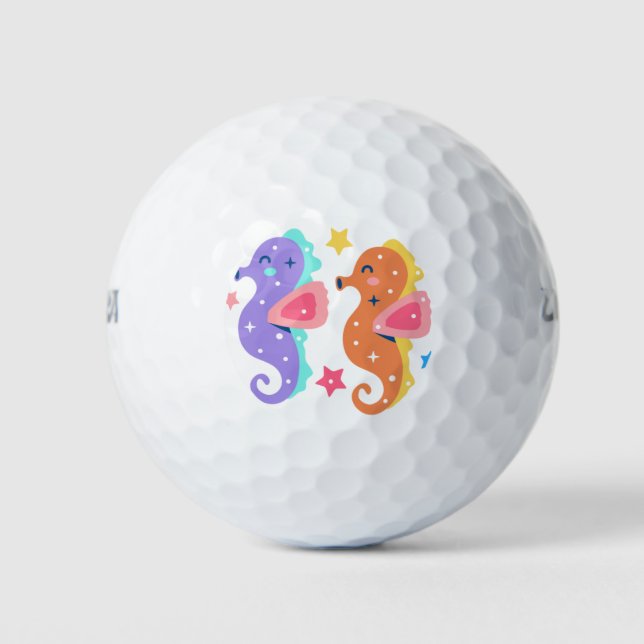 Seahorses Golfball (Vorderseite)