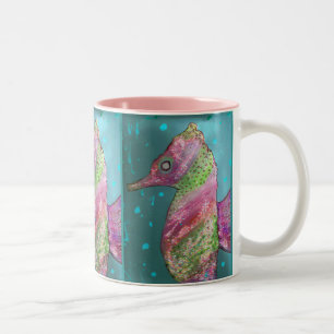 SEAHORSING SCHEIN. ZWEIFARBIGE TASSE