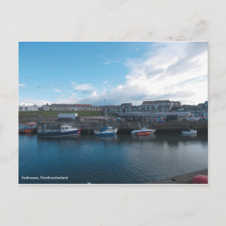 Seahouses Harbour - Postcard Postkarte