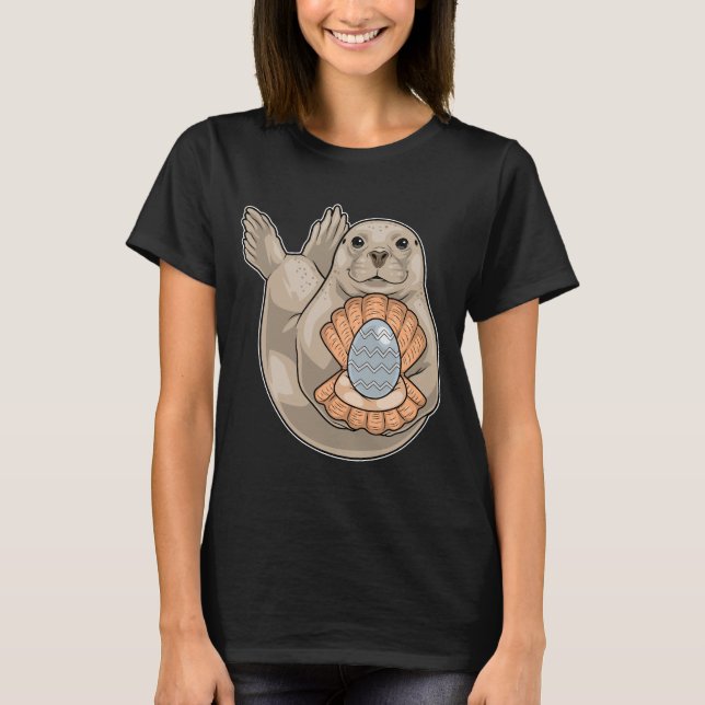 Seal Easter Pearl T-Shirt (Vorderseite)