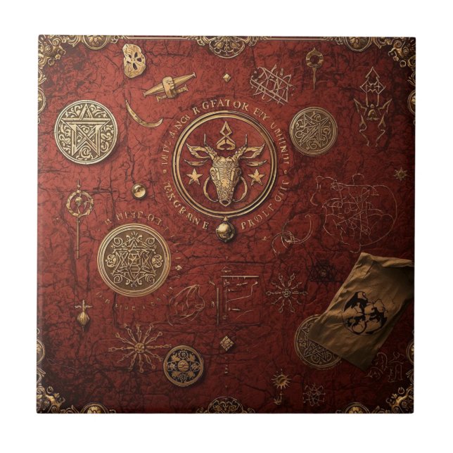 Seal of the Hidden Order Fliese (Vorderseite)