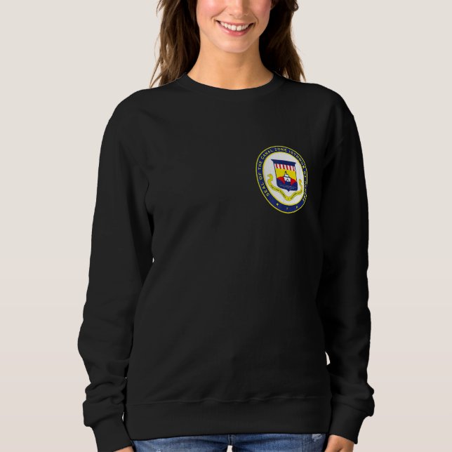 Seal of the Panama Canal Zone   Isthmus of Panama  Sweatshirt (Vorderseite)