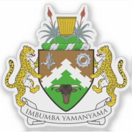 Seal of Transkei, the Republic of South Africa Aufkleber