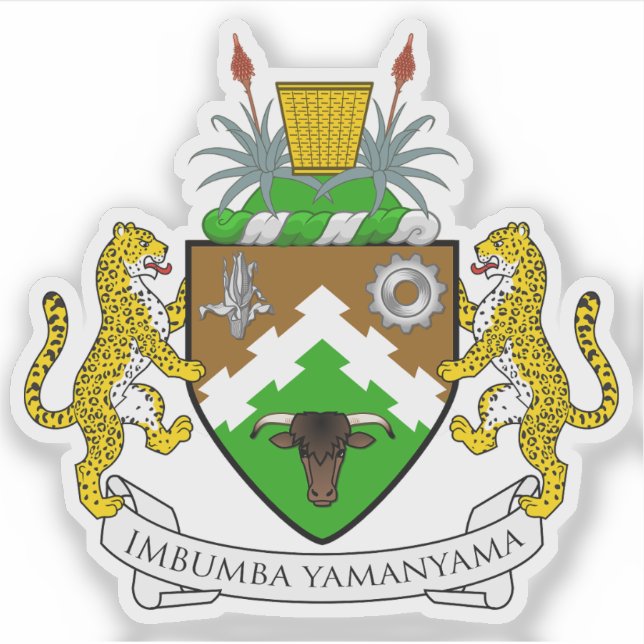 Seal of Transkei, the Republic of South Africa Aufkleber (Vorderseite)