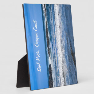 Seal Rock Oregon Coast On Pacific Ocean Fotoplatte