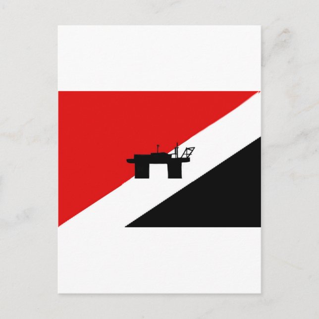 Sealand-Flagge Postkarte (Vorderseite)
