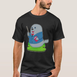 Seallehrer Buchschule Freunde T-Shirt