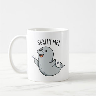 Seally Me Funny Siegel Puff Kaffeetasse