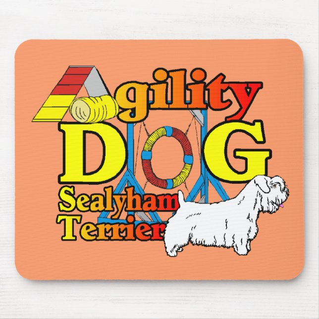 Sealyham_Terrier_Agility Mousepad (Vorne)