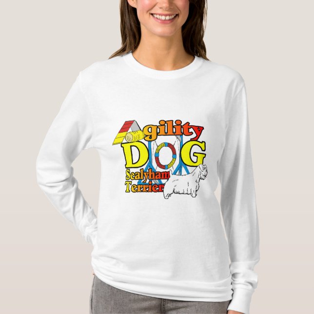 Sealyham_Terrier_Agility T-Shirt (Vorderseite)
