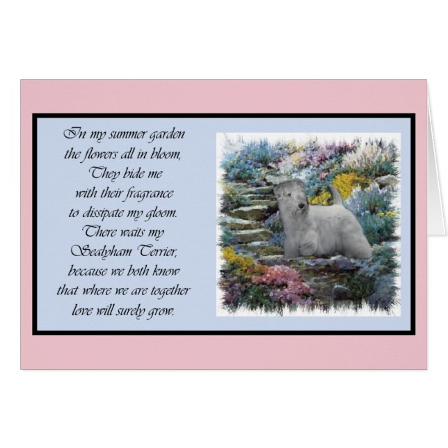 Sealyham Terrier Art (Vorderseite (Horizontal))