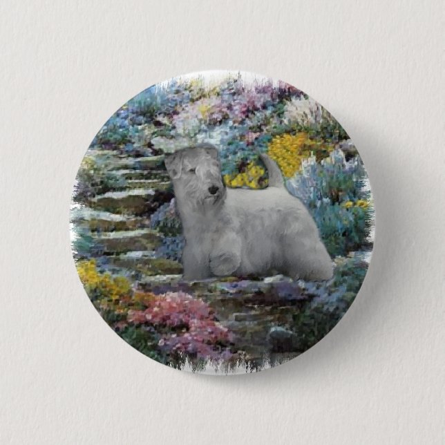 Sealyham Terrier Art Button (Vorderseite)