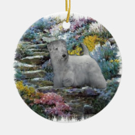 Sealyham Terrier Art Keramik Ornament