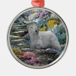 Sealyham Terrier Art Silbernes Ornament