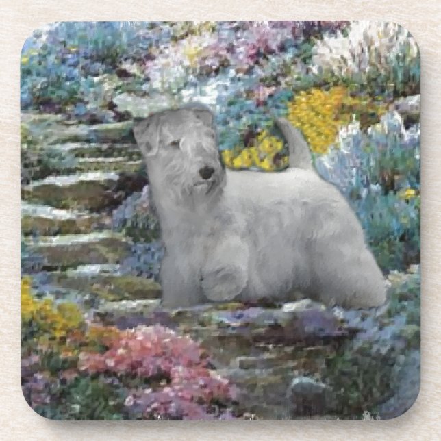 Sealyham Terrier Art Untersetzer (Vorderseite)
