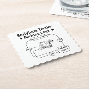 Sealyham Terrier Belltogik Lustiger Hund Sarkastis Untersetzer
