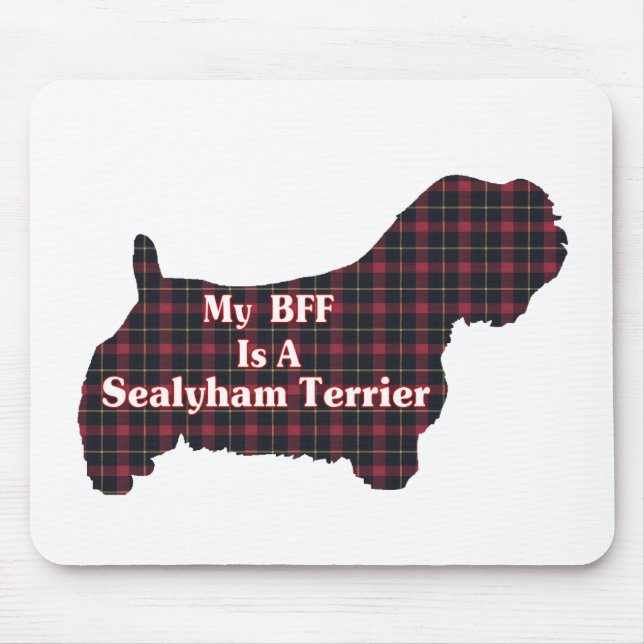 Sealyham Terrier BESTE FREUNDIN Geschenke Mousepad (Vorne)