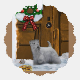 Sealyham Terrier Christmas Geschenke Ornament Karte