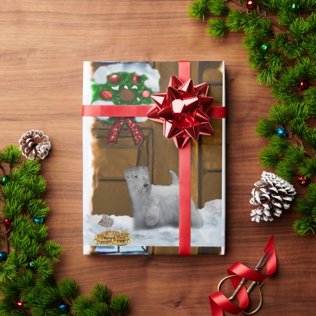 Sealyham Terrier Christmas Geschenkpapier (Feiertagsgeschenk)