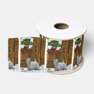 Sealyham Terrier Christmas Ripsband