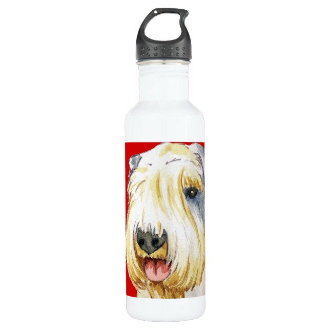 Sealyham Terrier Color Block Trinkflasche (Vorderseite)