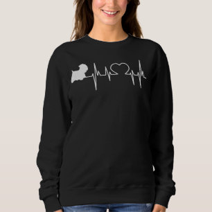 Sealyham Terrier Dog Heartbeat Sweatshirt