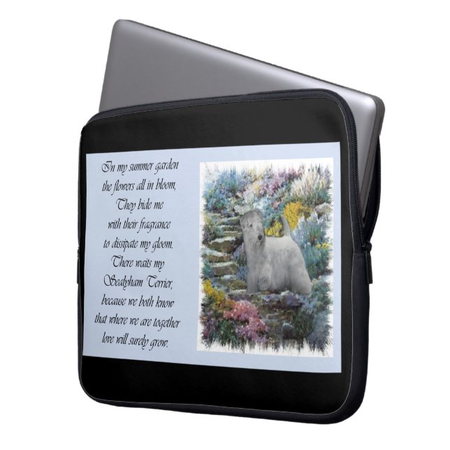 Sealyham Terrier Lovers Art Laptopschutzhülle (Vorderseite Links)