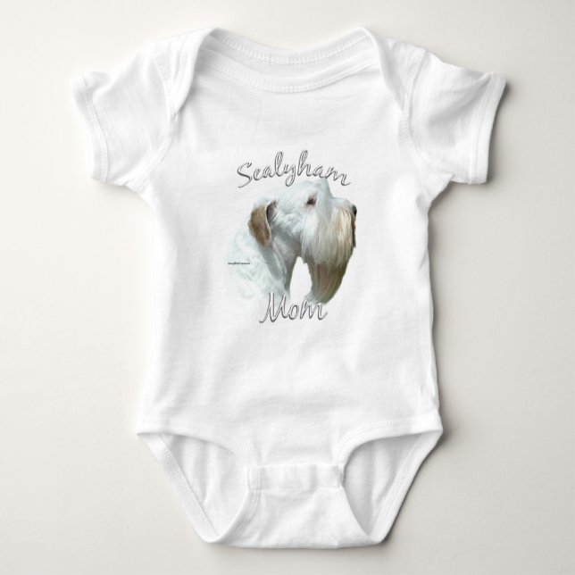 Sealyham Terrier Mama 2 Baby Strampler (Vorderseite)