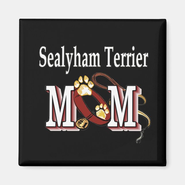 Sealyham Terrier MAMA Geschenke Magnet (Vorne)
