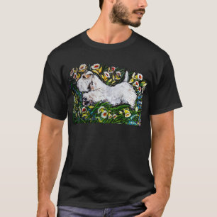 Sealyham Terrier Narzissen T-Shirt