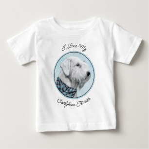Sealyham Terrier Painting - Niedliche Original Dog Baby T-shirt