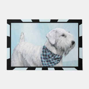 Sealyham Terrier Painting - Niedliche Original Dog Fußmatte