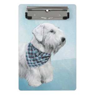 Sealyham Terrier Painting - Niedliche Original Dog Mini Klemmbrett