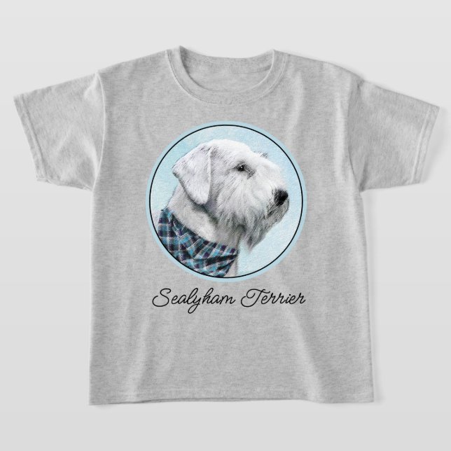 Sealyham Terrier Painting - Niedliche Original Dog T-Shirt (Ablage )