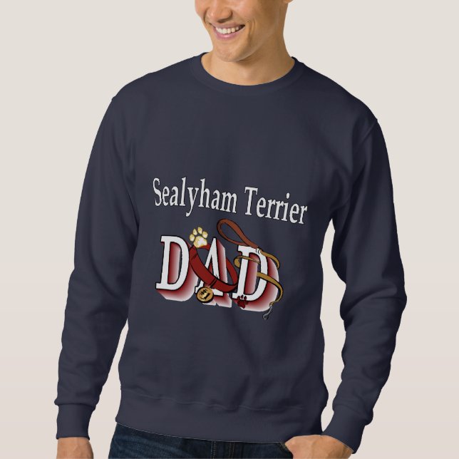 Sealyham Terrier Vater Geschenke Sweatshirt (Vorderseite)