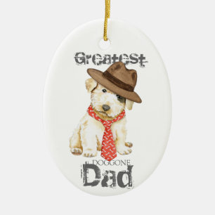 Sealyham Terrier Vater Keramik Ornament