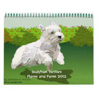 Sealyham Terriers Places and Faces 2012 Kalender