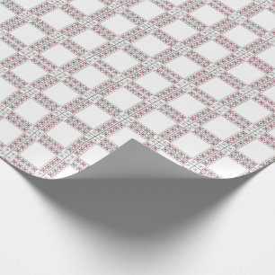 SEAM MATCHES: Valentine Red Heart Wrapping Paper Geschenkpapier