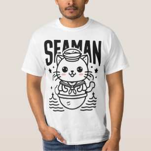 Seaman Cat Lover T-Shirt